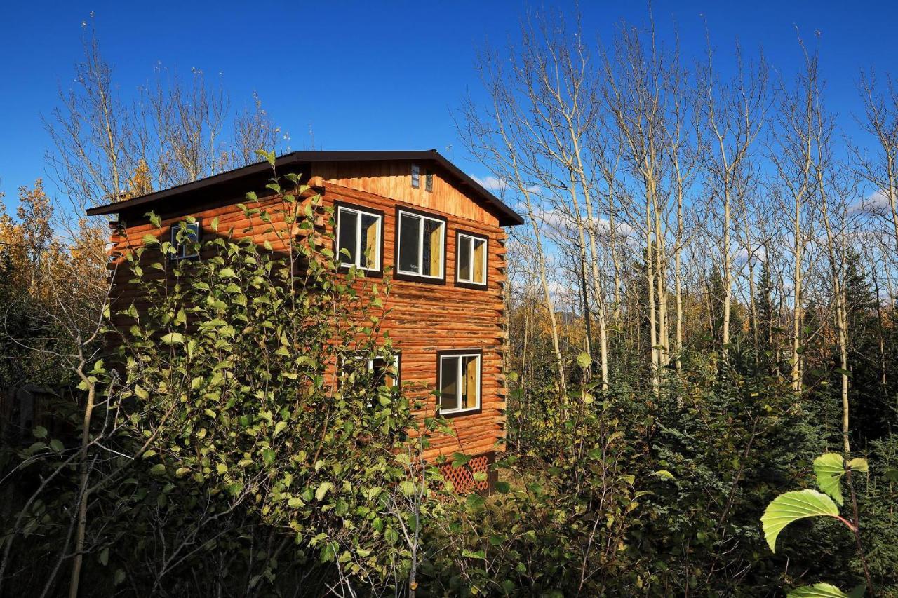 Denali Park View Family Log Cabin Exteriör bild