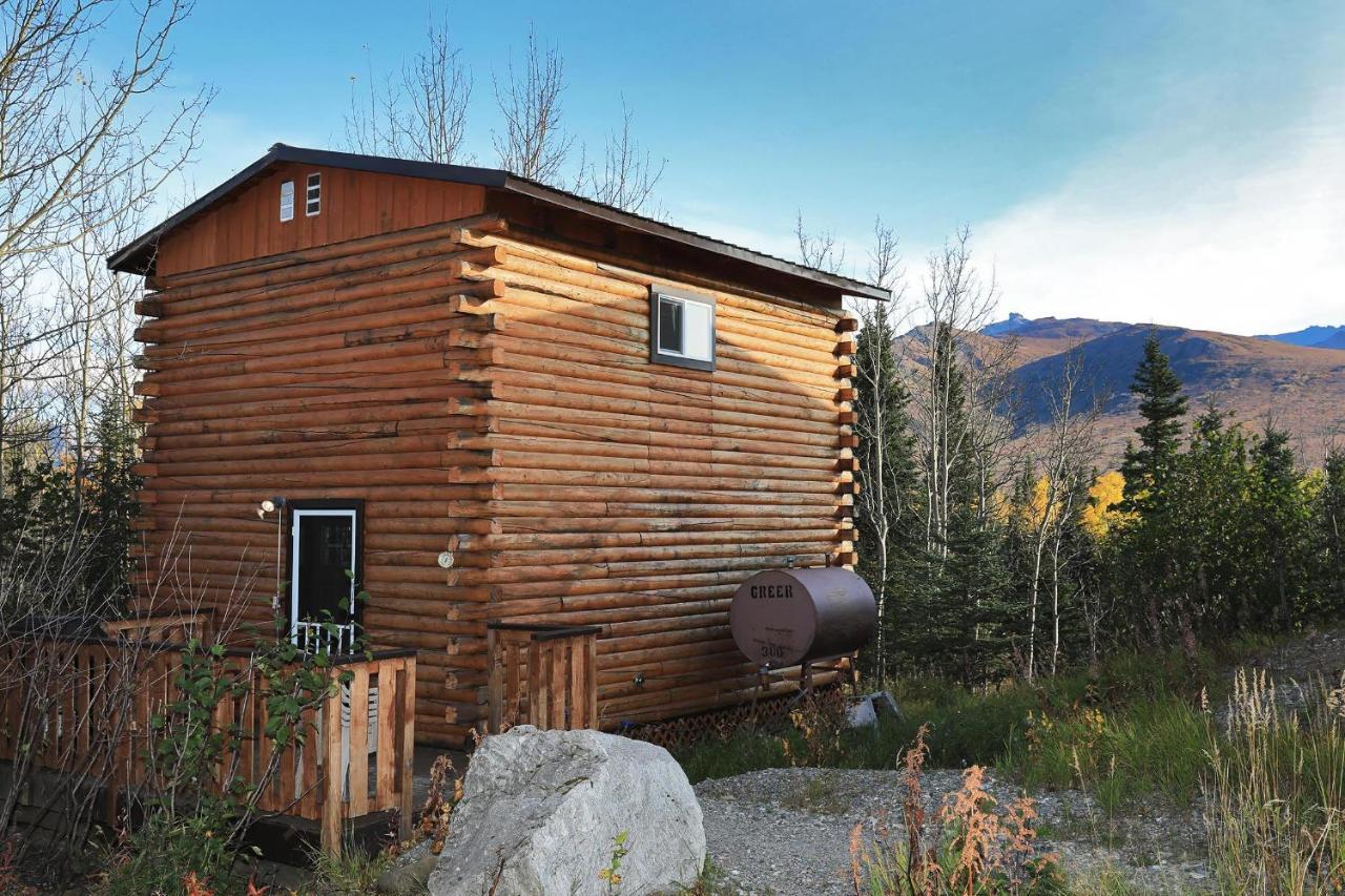 Denali Park View Family Log Cabin Exteriör bild